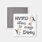 Leckeres Katzen Liebhaber Geschirrspülmaschine Mag Magnet (Vorderseite/Rückseite)