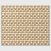 Leckeres Knoblauch Naan Brot Indian Flatbrei Bäcke Geschenkpapier (Flach)