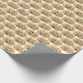 Leckeres Knoblauch Naan Brot Indian Flatbrei Bäcke Geschenkpapier (Ecke)