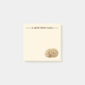 Leckeres Knoblauch Naan Brot Indian Flatbrei Bäcke Post-it Klebezettel (Vorderseite)