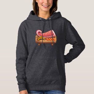 Leckeres Lachs-Sashimi und -Spieße Hoodie