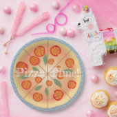 Leckeres Margarita Pizza Party Pappteller (Party)