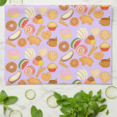 Leckeres mexikanisches Pan Dulce Süßbrot Geschirrtuch (Gefaltet)