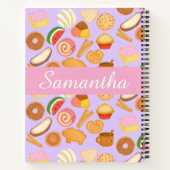 Leckeres mexikanisches Pan Dulce Süßbrot Notizblock (Rückseite)