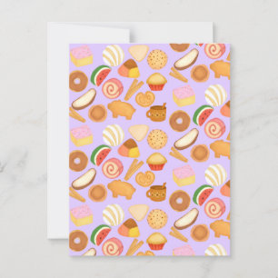 Leckeres mexikanisches Pan Dulce Süßbrot Postkarte