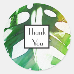 Leckeres Monster Danke Hochzeitsgeschenk Aufkleber