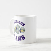 Leckeres New England RI Steamed Clams Kaffeetasse (Vorderseite Links)