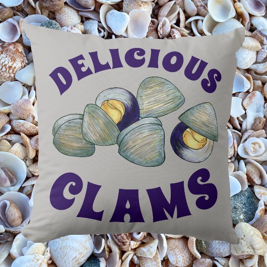 Leckeres New England RI Steamed Clams Kissen