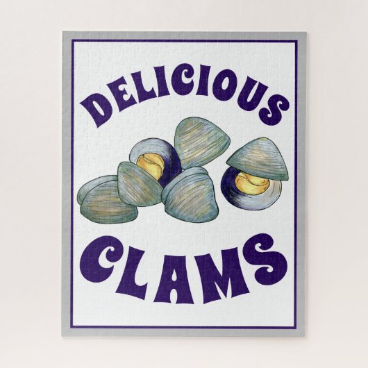 Leckeres New England RI Steamed Clams Puzzle (Vertikal)
