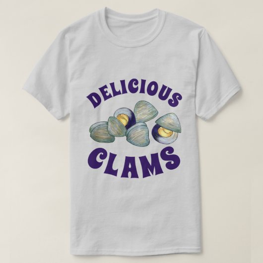 Leckeres New England RI Steamed Clams T-Shirt (Design vorne)