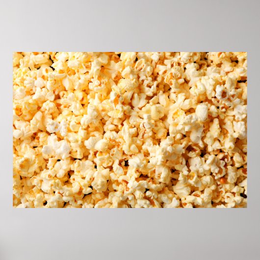 Leckeres Popcorn auf dem ganzen Hintergrund. Essen Poster (Vorne)