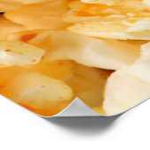 Leckeres Popcorn auf dem ganzen Hintergrund. Essen Poster (Ecke)