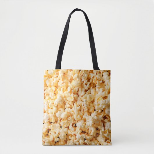 Leckeres Popcorn auf dem ganzen Hintergrund. Essen Tasche (Vorderseite)