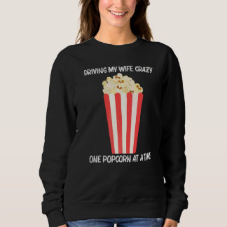 Leckeres Popcorn für Männer Papa Süß Buttrig Salzi Sweatshirt
