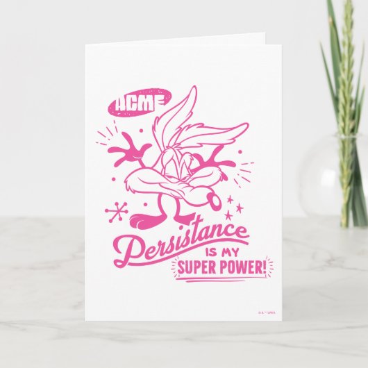 Leckeres Retro WILE E. COYOTE™ Karte (Vorderseite)