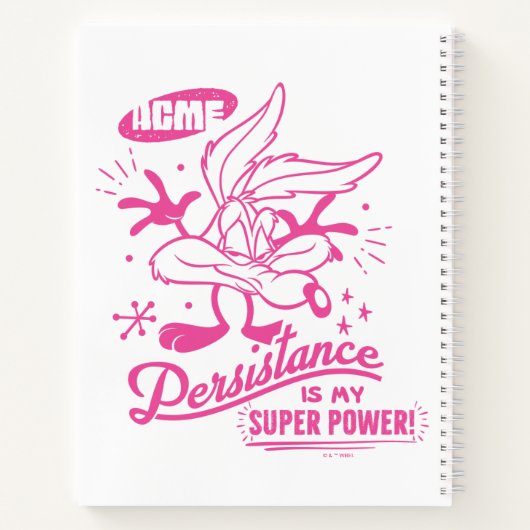 Leckeres Retro WILE E. COYOTE™ Notizblock (Rückseite)