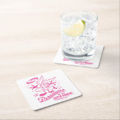 Leckeres Retro WILE E. COYOTE™ Rechteckiger Pappuntersetzer (Vor Ort)