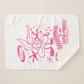 Leckeres Retro WILE E. COYOTE™ Sherpadecke (Vorderseite (Horizontal))