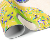 Leckeres Schaumgummiringmuster Geschenkpapier (Rolleneckpunkt)