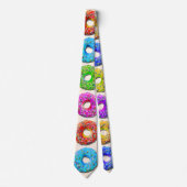 Leckeres Schaumgummiringmuster Krawatte (Vorderseite)