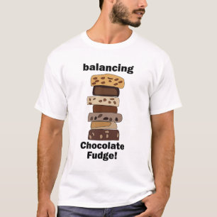 Leckeres Schokoladen-Fudge-Dessert lustig T-Shirt