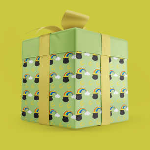 Leckeres St. Patrick's Day Pot of Gold & Rainbow Geschenkpapier