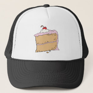 leckeres Stück Kuchen Truckerkappe