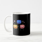 Leckeres süßes Cheerleading-Macaron-Geschenk  Kaffeetasse (Links)