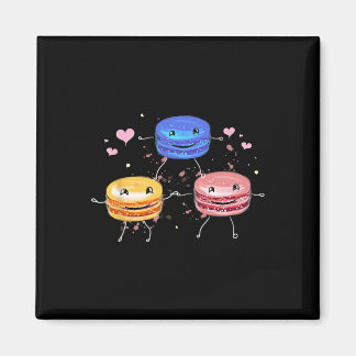 Leckeres süßes Cheerleading-Macaron-Geschenk  Magnet
