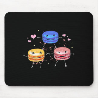 Leckeres süßes Cheerleading-Macaron-Geschenk  Mousepad