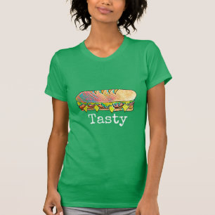 Leckeres Untersandwich niedliche Küche Kunst T-Shirt