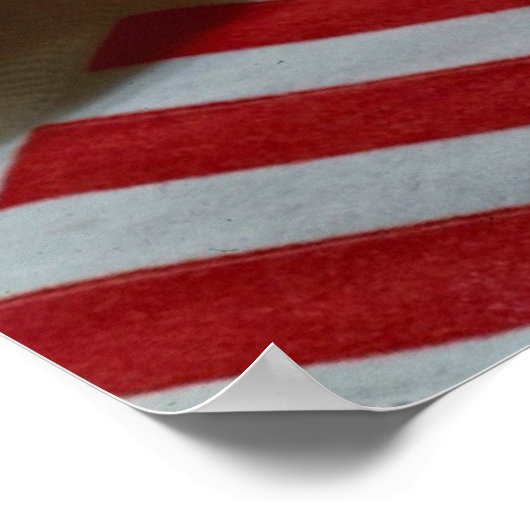 Leckeres Vanilla-Eis Poster (Ecke)