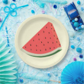 Leckeres Watermelon - Süß - Pappteller (Party)