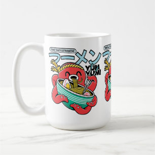 Leckerster Ramen Oktopus – Kawaii japanische Nudel Kaffeetasse