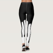 Leckschwarz Leggings (Rückseite)
