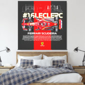 Leclerc16 Leinwanddruck (Insitu (Schlafzimmer))