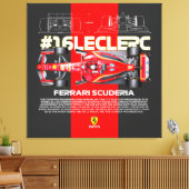 Leclerc16 Leinwanddruck (Insitu (Wohnzimmer))