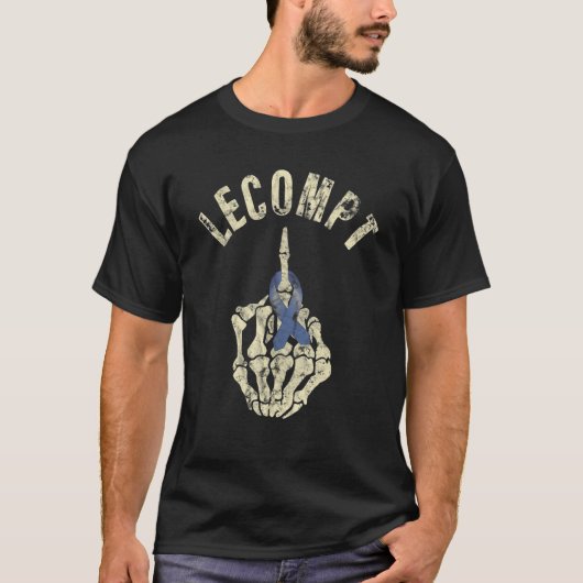 Lecompt Ribbon Skeleton Handknochen T-Shirt (Vorderseite)