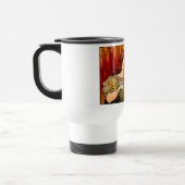 Lecons Music Violin Vintage Poster Reisebecher (Links)