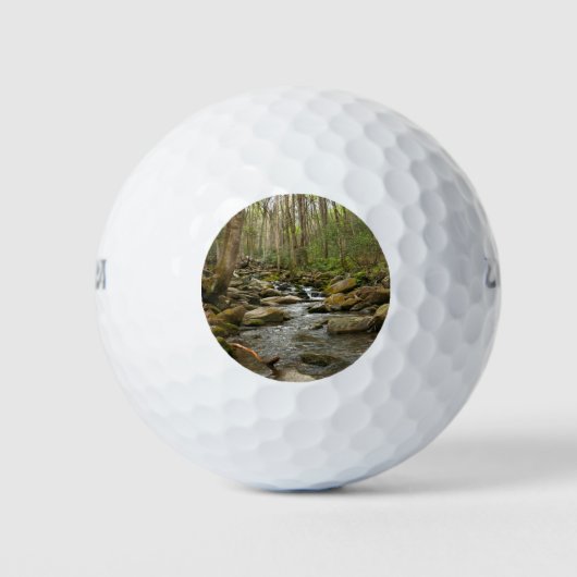 LeConte Creek auf den Großen Smoky-Bergen Golfball (Vorderseite)
