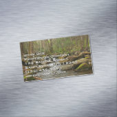 LeConte Creek auf den Großen Smoky-Bergen Magnetische Visitenkarte (Beispiel)