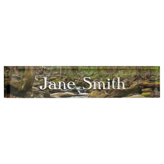 LeConte Creek auf den Großen Smoky-Bergen Namensplakette (Vorderseite)