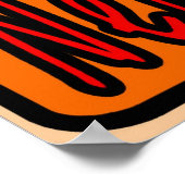 L'Ecrevisse Noir Poster (Ecke)