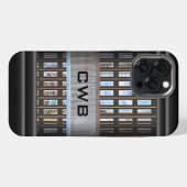 LeCrosse Point Modern Monogramm iPhone Hülle (Rückseite (Horizontal))