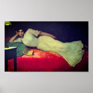 Lectura - von Julio Romero de Torres (1900) Poster