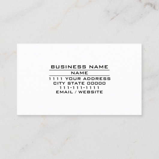 LED-Anzeige des Detektivbüros für private Ermittlu Visitenkarte (Rückseite)