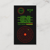 LED-Anzeige des Detektivbüros für private Ermittlu Visitenkarte (Vorderseite)