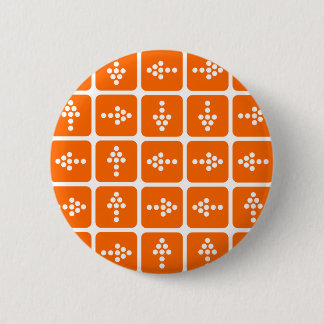 LED Arrow Square Orange Button