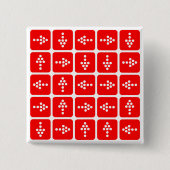 LED Arrow Square Red Button (Vorderseite)