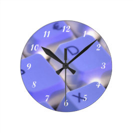 LED-Betriebsanzeige für die Tastatur Runde Wanduhr